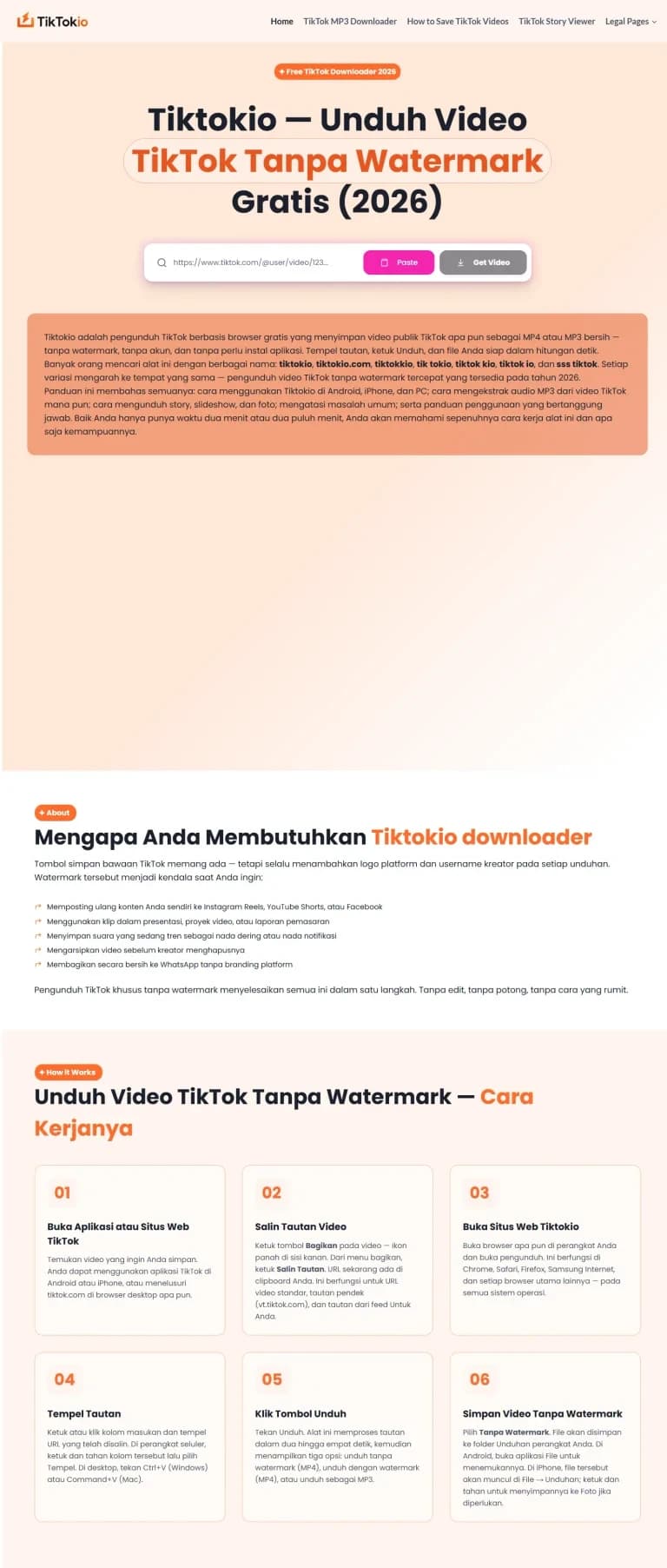 TikTokio Downloader